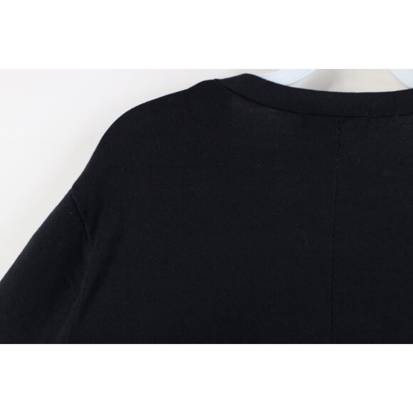 Vtg Lands End Womens 2XL Faded Supima Cotton Knit 3/4 Sleeve Cardigan Sweater - Picture 9 of 12